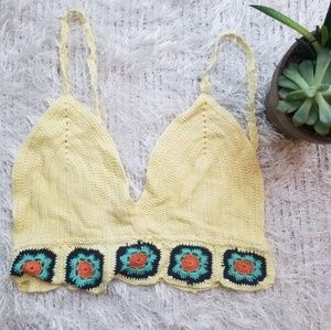  Sweater knit crop top